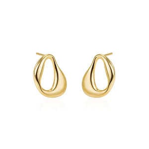 Abstract Hoop Earrings - Miora