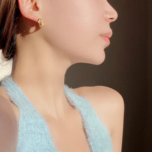 Abstract Hoop Earrings - Miora