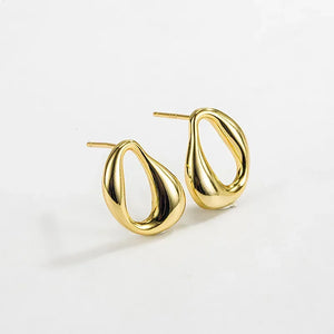Abstract Hoop Earrings - Miora