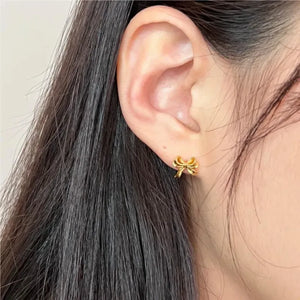 Bow Knot Stud Earrings - Miora