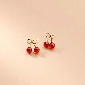 Cherry Stud Earrings - Miora