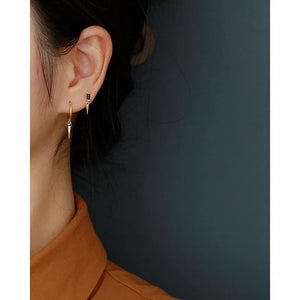 Spike Drop Earrings | Gold & Silver Variants - Miora
