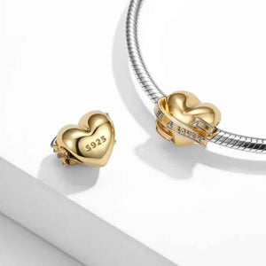 Golden Heart Ribbon
