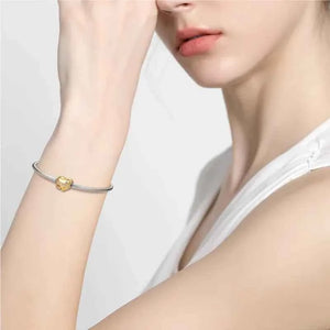 Golden Heart Ribbon