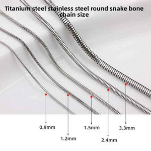 Snake Chain | Sleek & Timeless | Variations Available