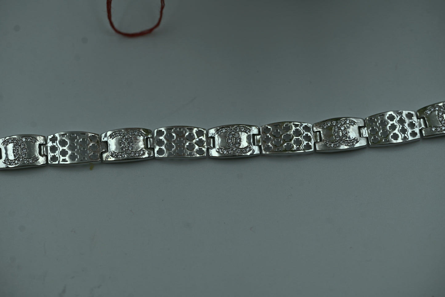 Sterling Silver Textured Link Bracelet