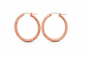 Diamond-Cut Hoops - Miora