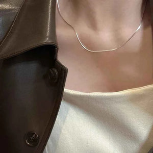 Sleek Snake Chain Necklace