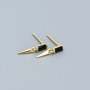 Spike Drop Earrings | Gold & Silver Variants - Miora