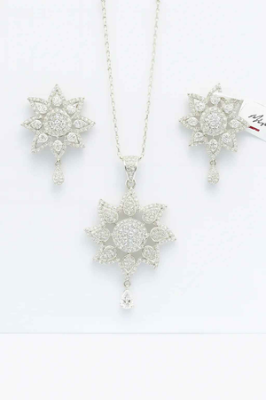 Luxury Pendant & Earring Set