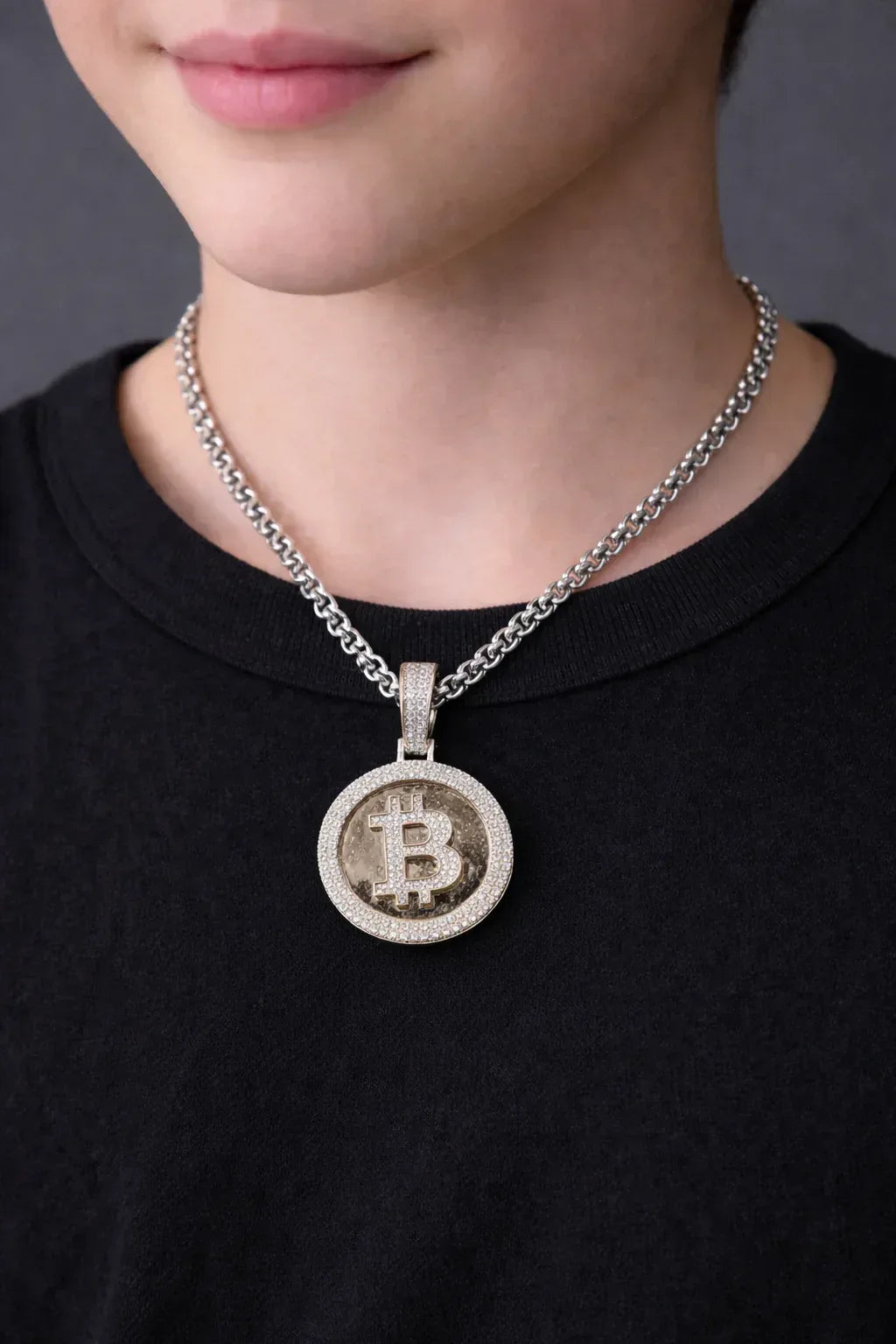 CZ Bitcoin Symbol Pendant - Miora