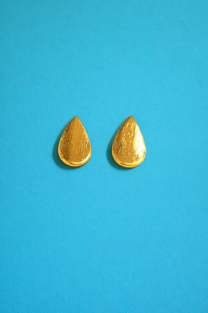 Tear Drop Matte Earrings - Miora