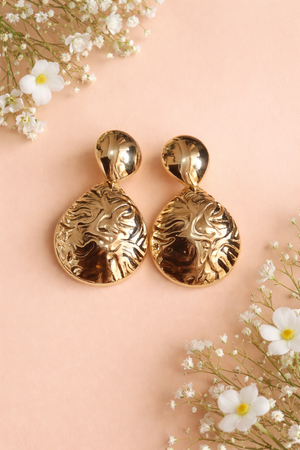Contemporary Disc Earrings - Miora