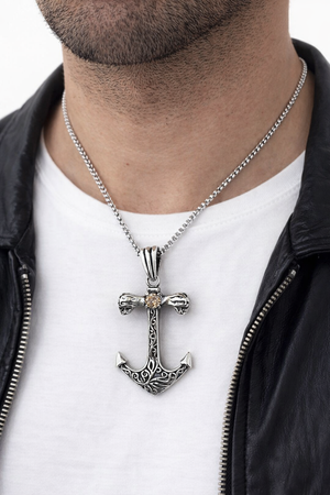 Anchor Cross Pendant - Miora
