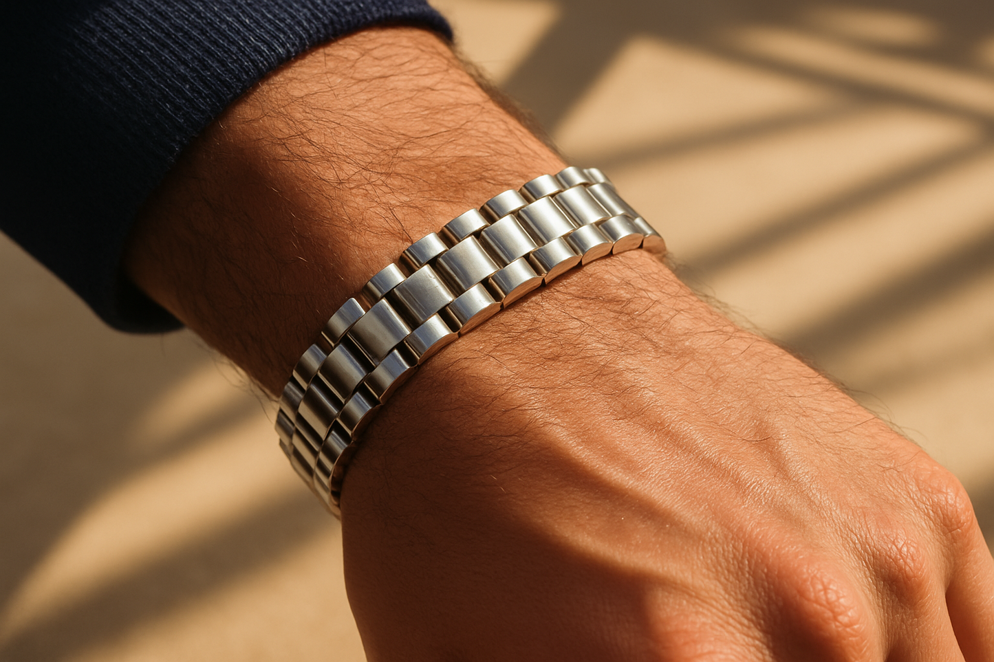 Heavy Link Bracelet – Minimal. Masculine. Majestic.