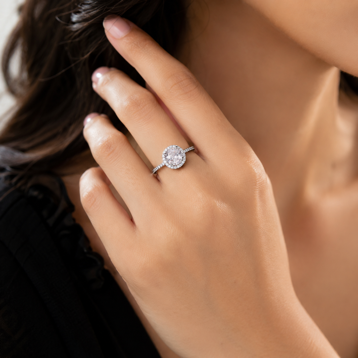 Colour Changing Solitaire Ring