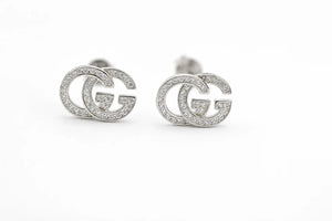 Brand inspired G Zirconia Stud Earrings - Miora