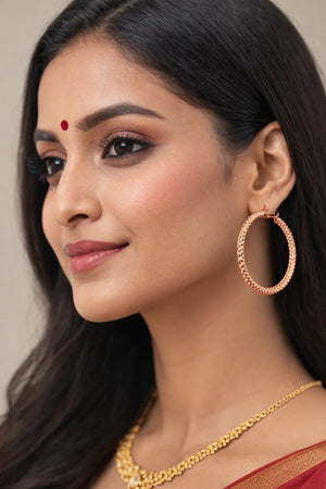 Diamond-Cut Hoops - Miora