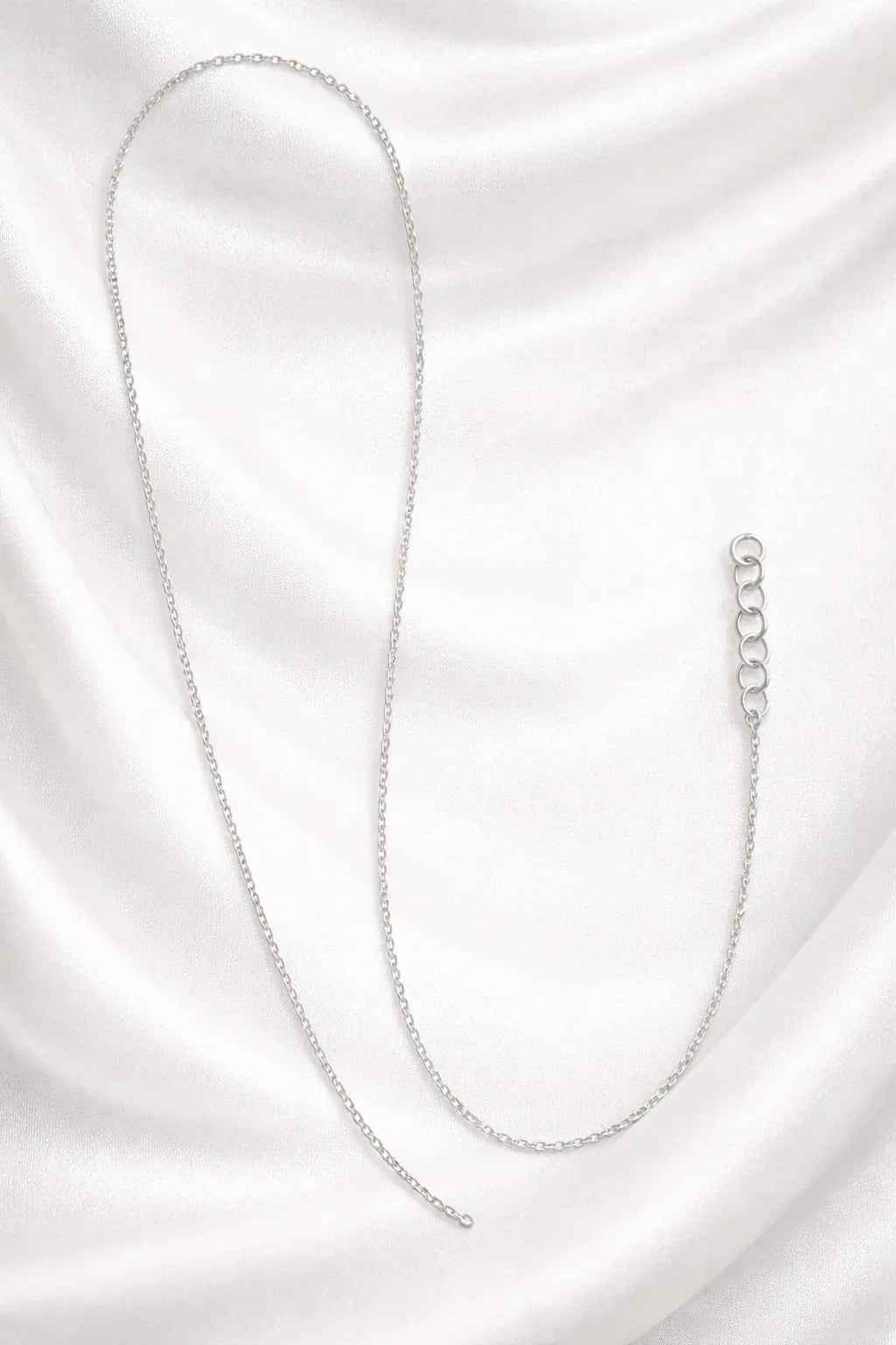 Silver Cable Chain Necklace