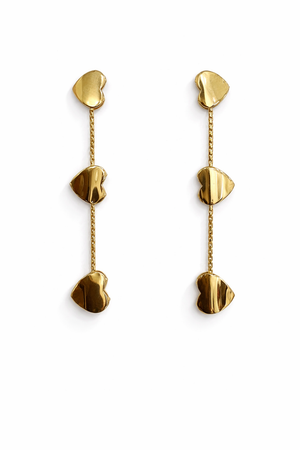 Hanging Hearts Earrings - Miora