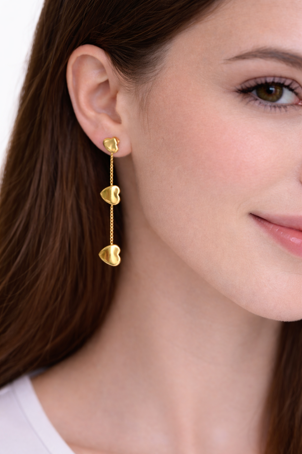 Hanging Hearts Earrings - Miora