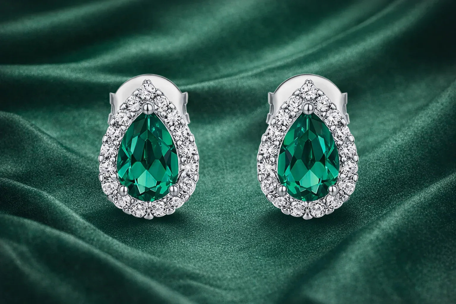 Floral Teardrop Earrings - Miora