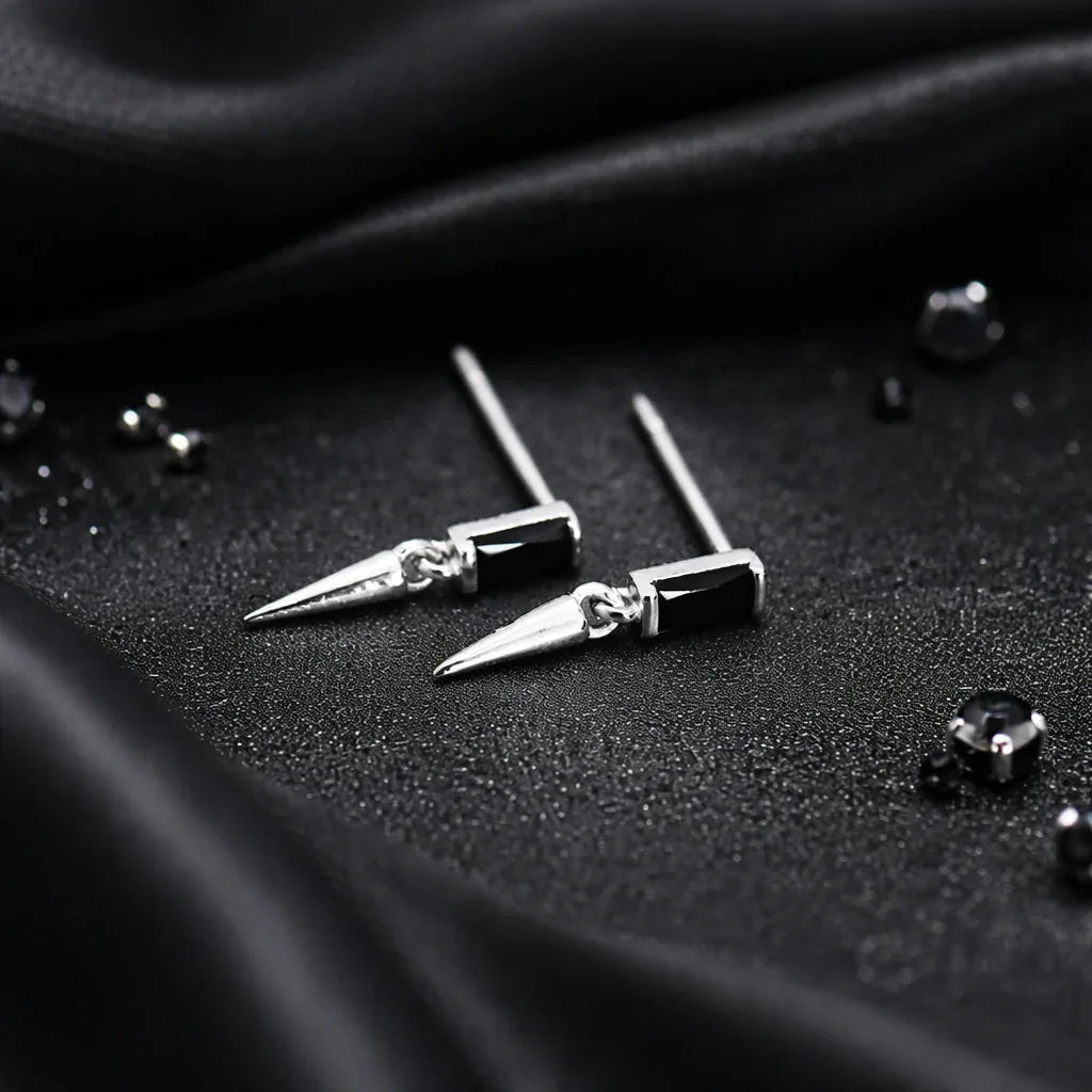 Spike Drop Earrings | Gold & Silver Variants - Miora