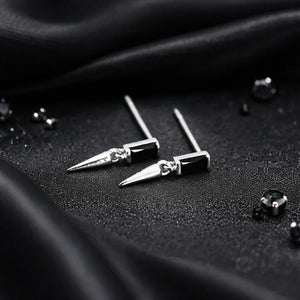 Spike Drop Earrings | Gold & Silver Variants - Miora