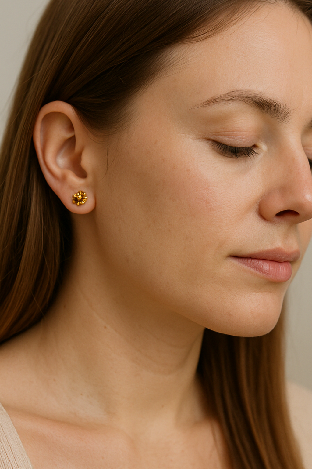 Colorful Crystal Stud Earrings Set