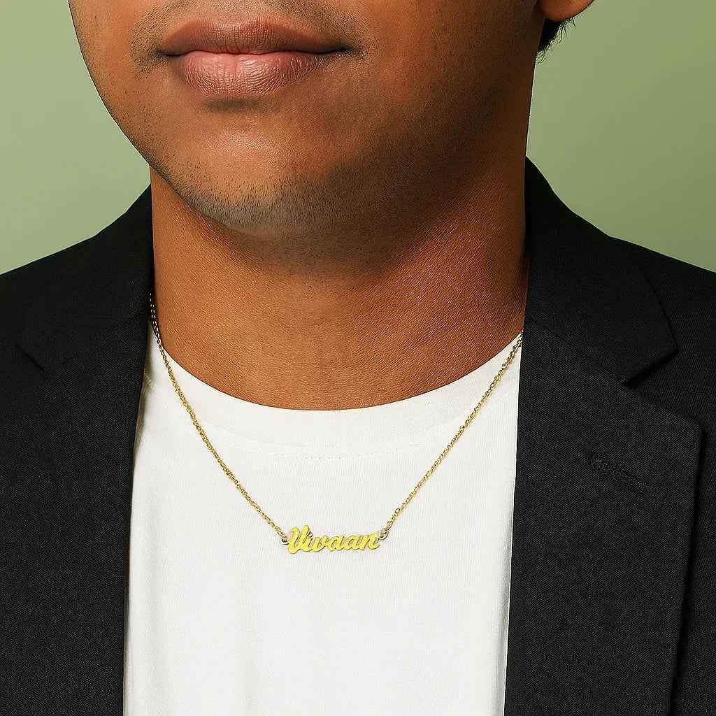 Customisable Name Necklace | Available in different sizes and finishes