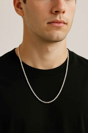 Twisted Rope Chain Necklace