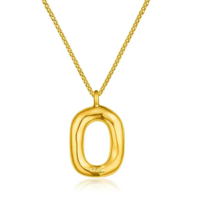 Abstract Organic Pendant Necklace