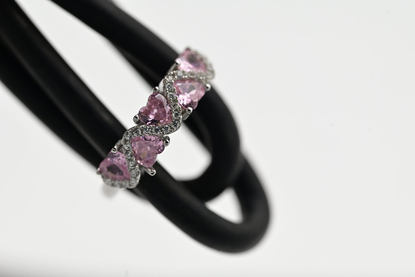 Pink Bloom Heart Band