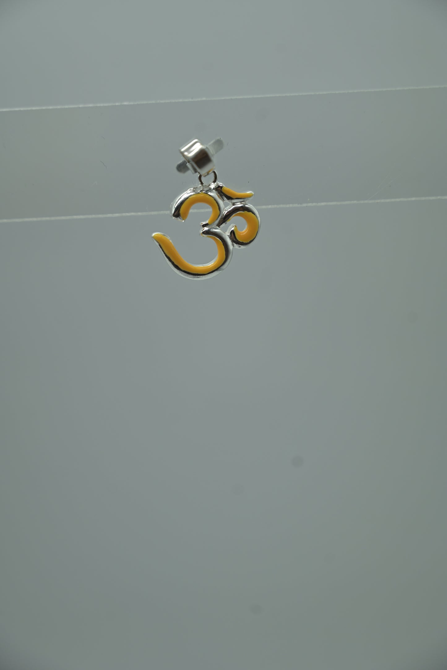 Sterling Silver Om Pendant