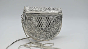 Handcrafted Floral Clutch Bag