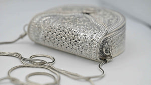 Handcrafted Floral Clutch Bag