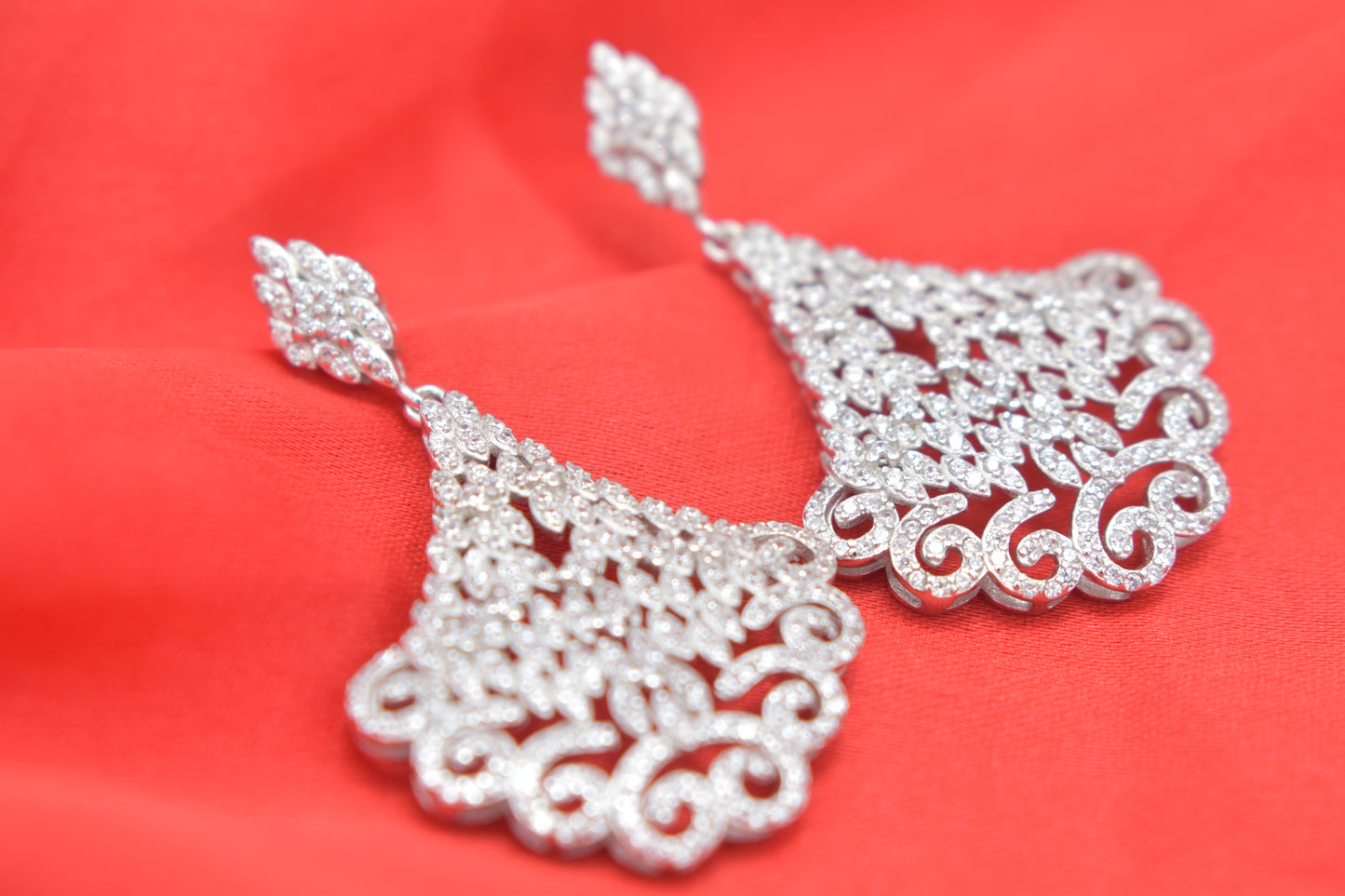 Regal Crystal Chandelier Earrings