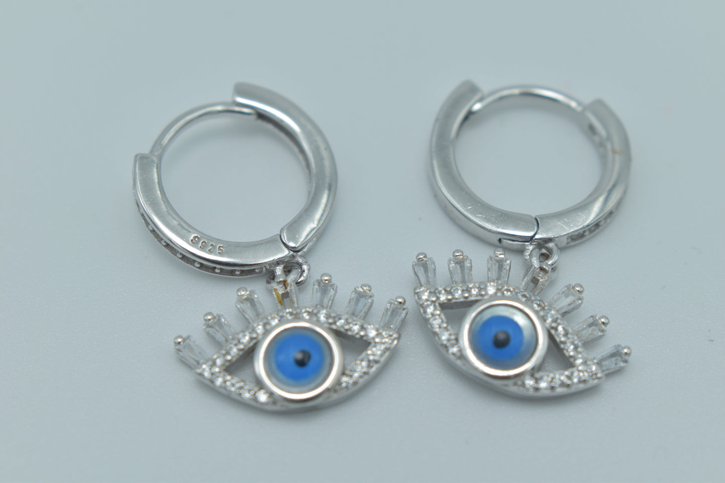 Evil Eye Hoop Earrings