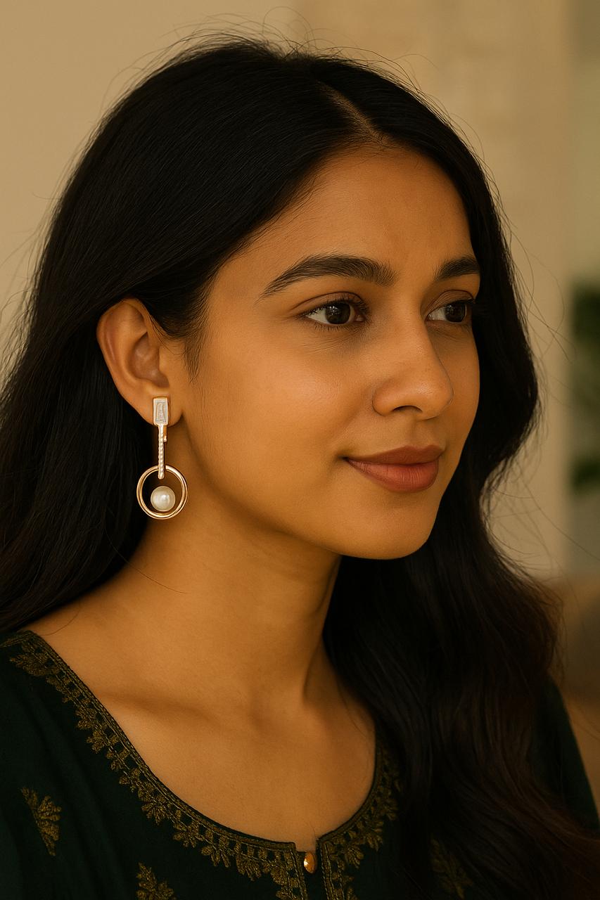 Rose Gold Dangler