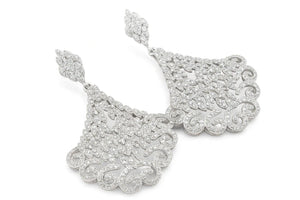 Crystal Chandelier Earrings - Miora