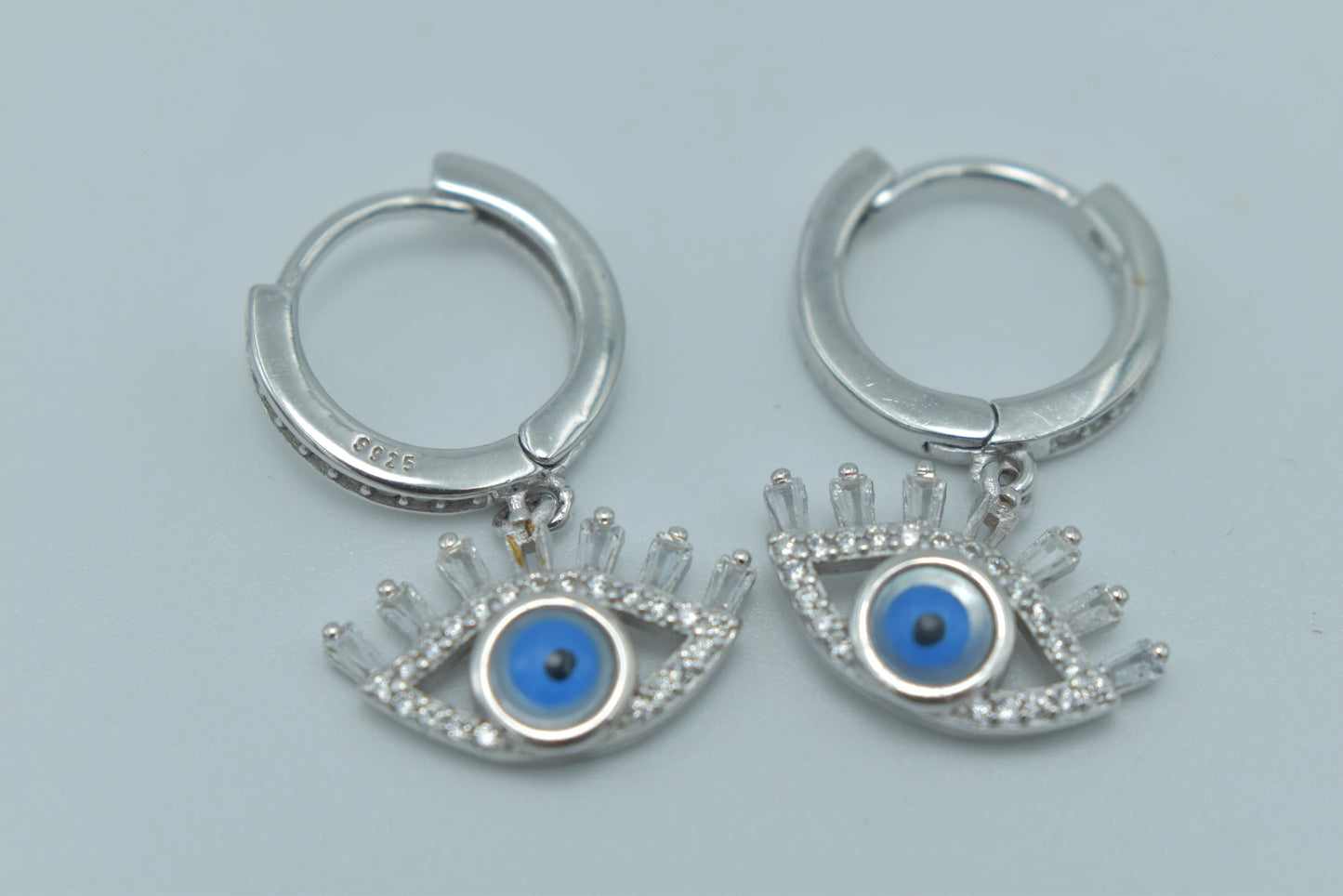 Evil Eye Hoop Earrings