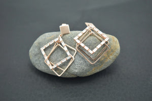 Square Hoop Earrings - Miora