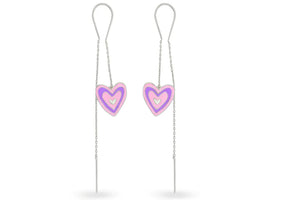 Heart/Cartoon Enamel Earrings - Miora