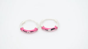 Enamel Baali Earrings | Multiple Colors - Miora