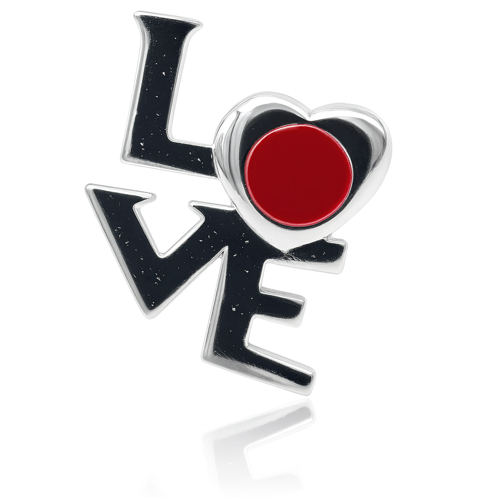 Kids Teenagers White Love Stud Earrings