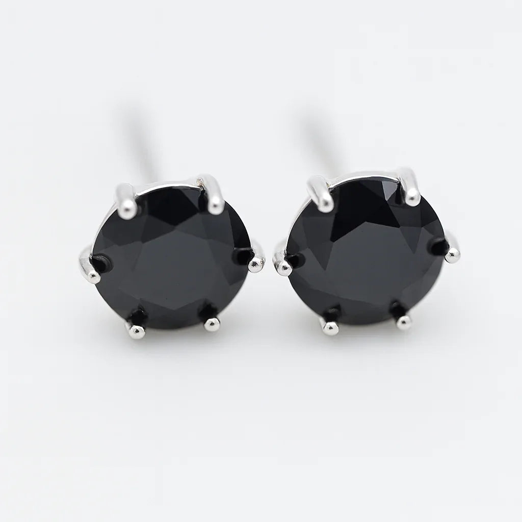 Colourful Studs Earrings with CZ - Miora