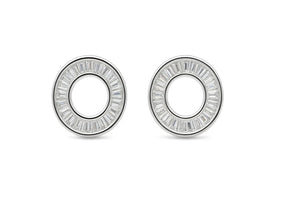 CZ Round Earrings - Miora