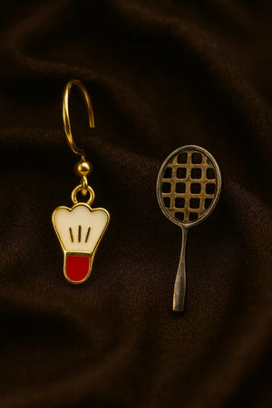Mismatched Badminton Stud Earrings - Miora