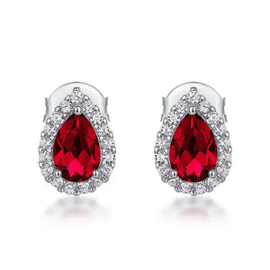 Floral Teardrop Earrings - Miora