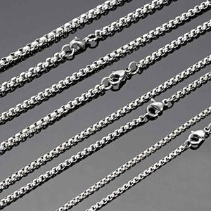 Round Box Chain | Sturdy & Polished Design for Everyday Wear